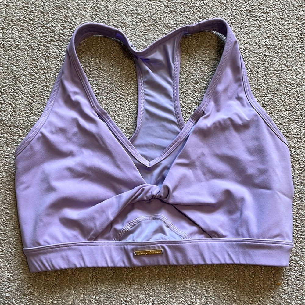 Gymshark Whitney Mesh Sports Bra - Wildflower Purple